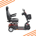 Ventura 3 DLX Three Wheel Mobility Scooter Side
